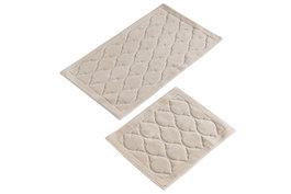 Mijölnir Dante Juego de Alfombrillas de Baño Beige